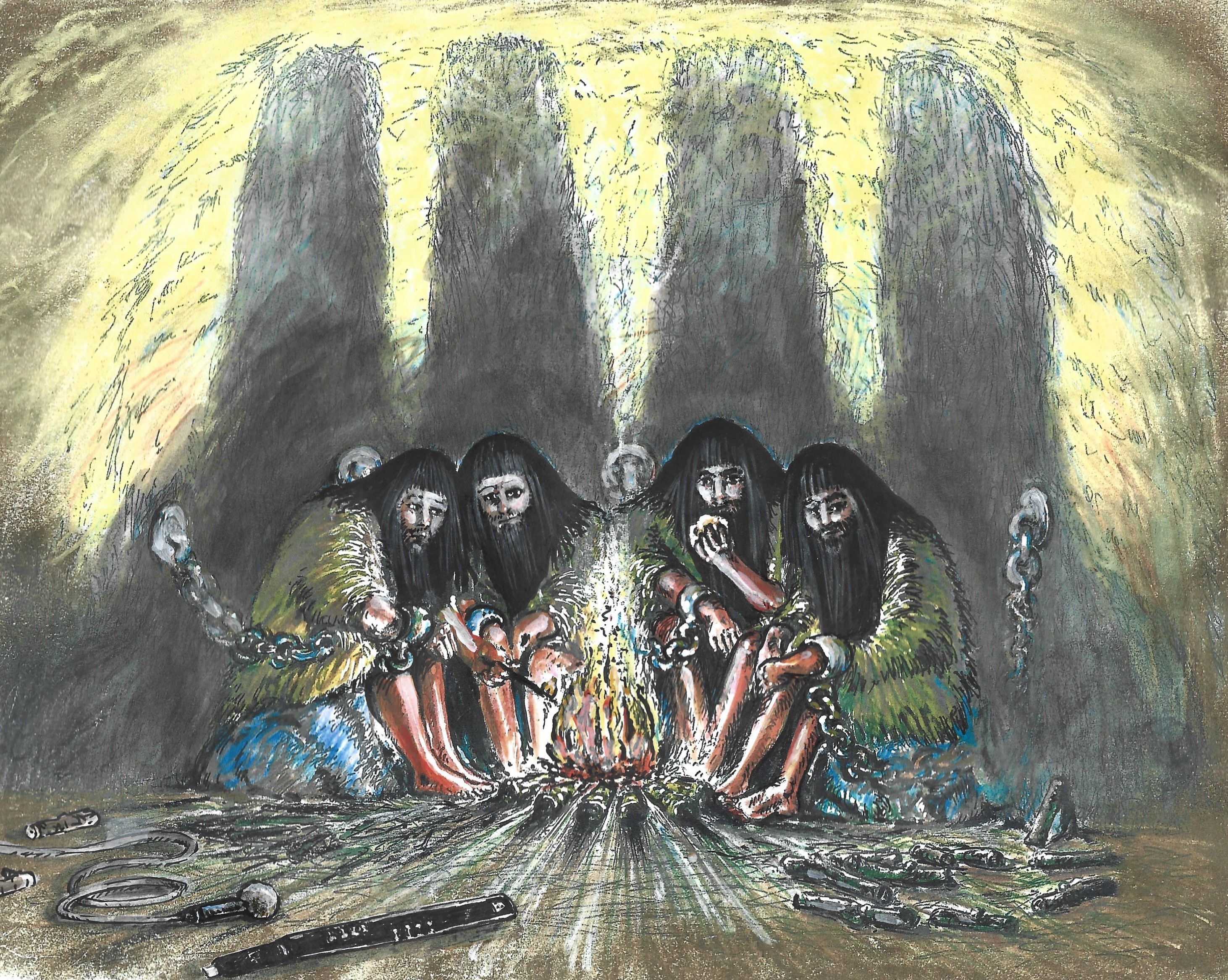 The philosopher cavemen